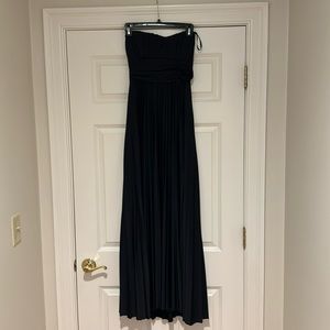 Jessica Simpson Black Strapless Maxi Dress NWT